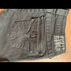Solid black out true religion size 26 skinny